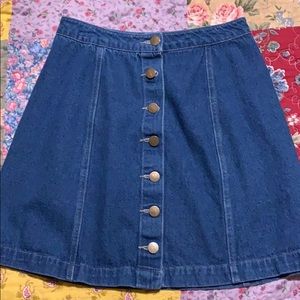 Denim skirt